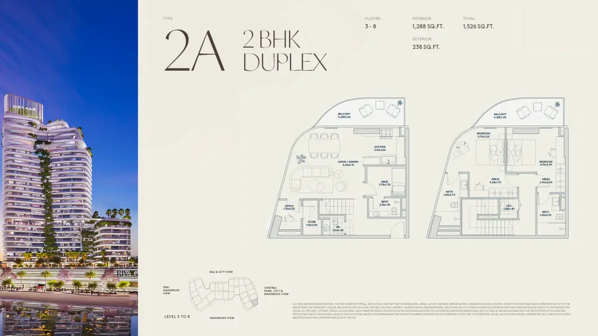 2 BR - Type D